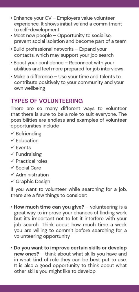 Types of Volunteering
